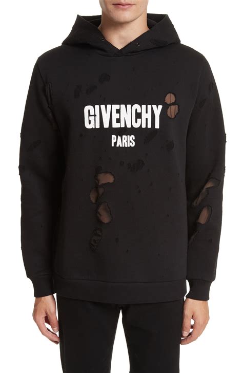 givenchy mens jumper ebay|givenchy hoodie distressed.